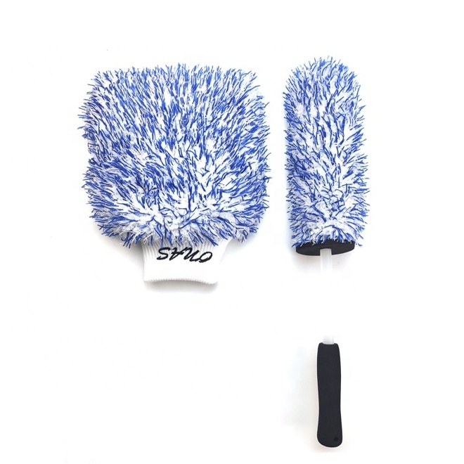 Microfiber Car Wash Tool Kit, 2PK Auto Wash Sets