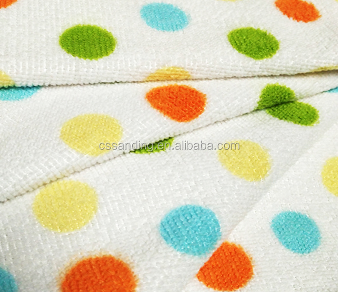 Print Microfiber Terry Plush Towel Fabric Roll to Mexico Market