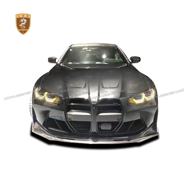 Upgrade To Vors Style Carbon Fiber G80 G82 G83 Body Kit For Bnw M3 M4 Front Lip Main Grille Tuning Parts