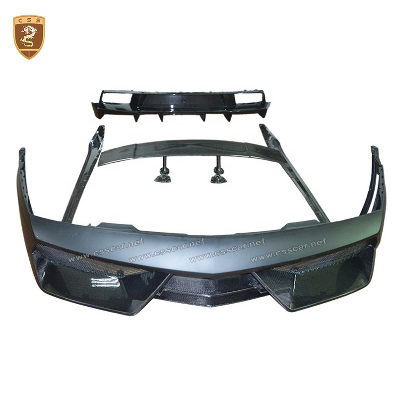 For Lambor Gallardo Lp550 Lp560 Lp570 Dnc Style Carbon Fiber Front Rear Bumper Side Skirts Body Kit