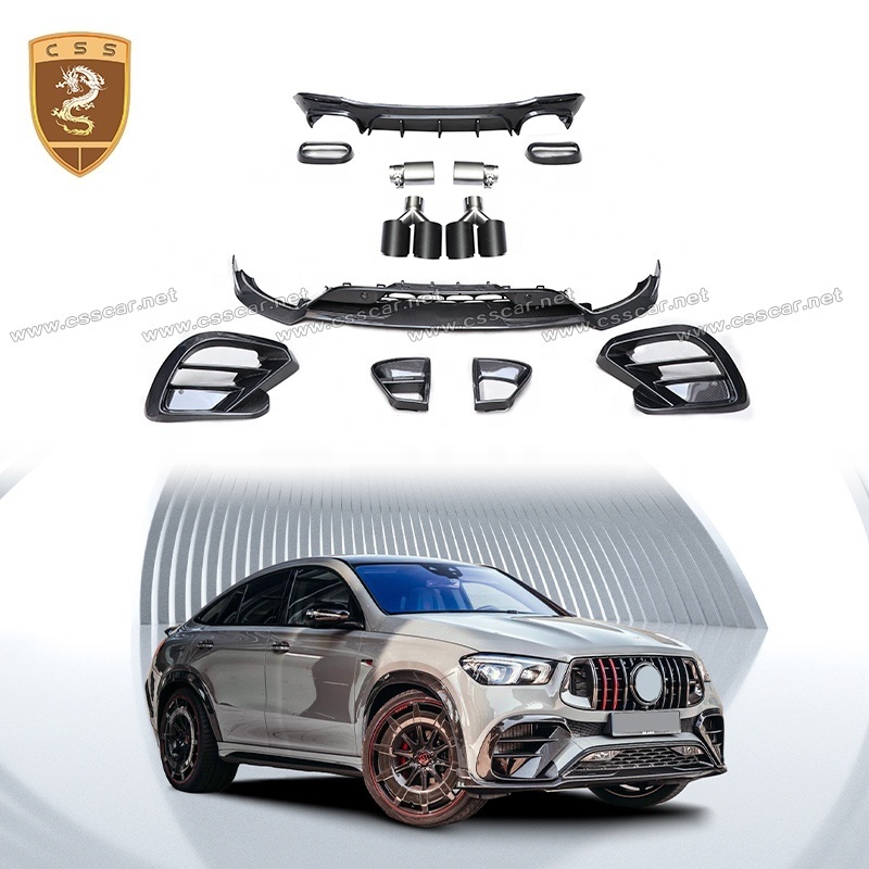 Upgrade Brabus800 Style Carbon Fiber Small Body Kit For Mercedes Bens GLE Coupe C167 GLE350/450 2021-22 Bodykit