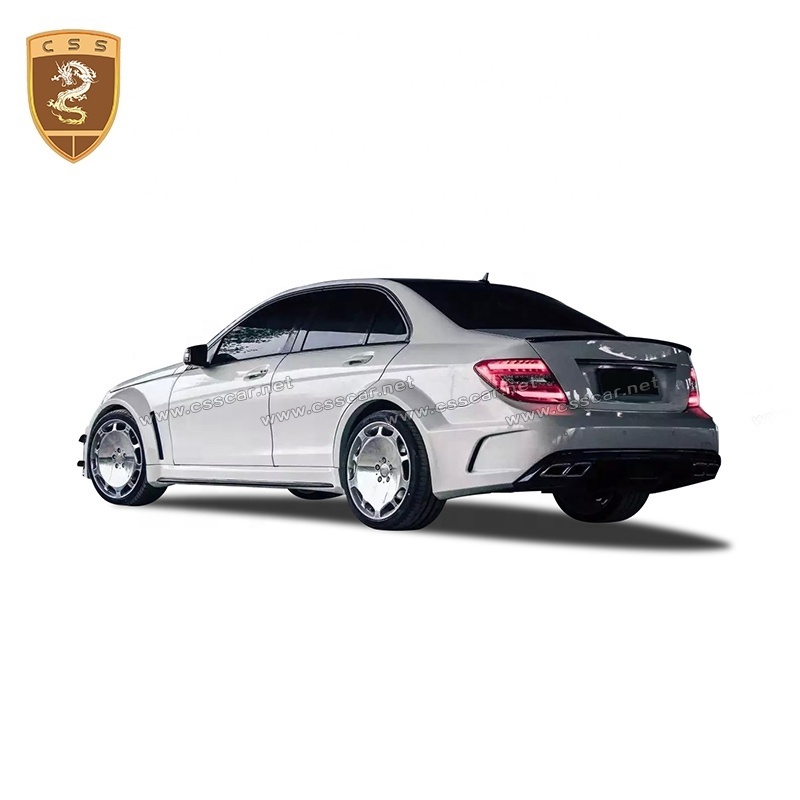 For Mercedes Benz C63 Amg Body Kit W204 Sedan Car Bumper Side Fender Black Series Wide Body Kit