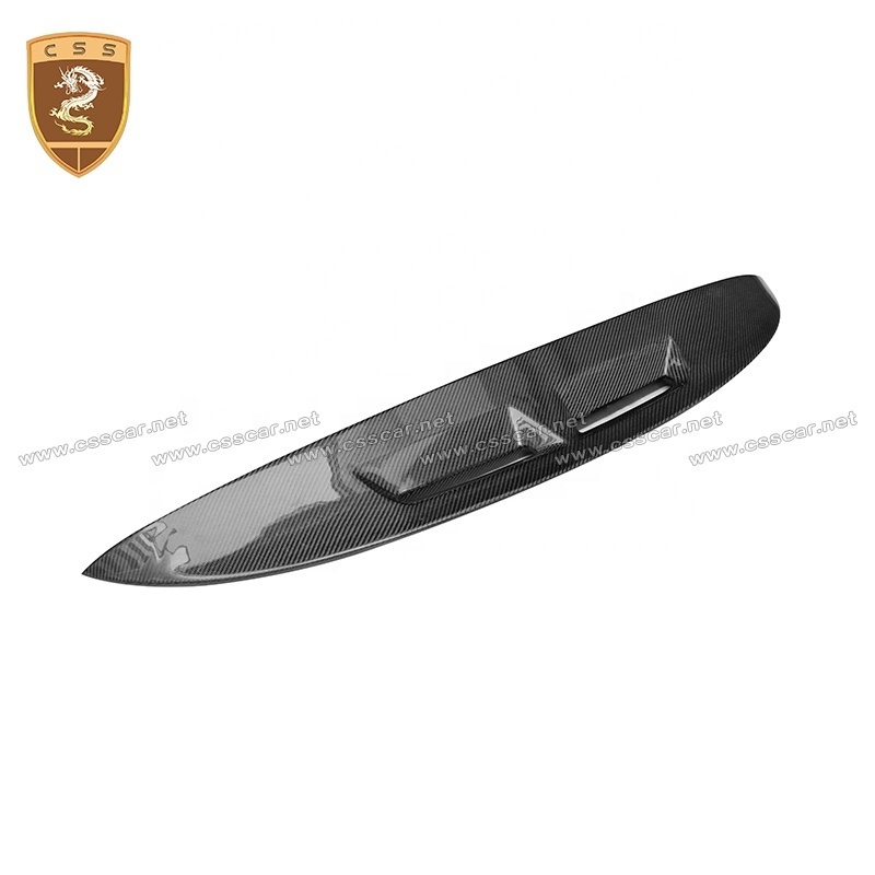 High Glossy Carbon Fiber Front Lip Rear Decklid Spoiler C167 Body Kit For Mercedes Bens GLE 2021-22 SUV Lart Style Bodykit