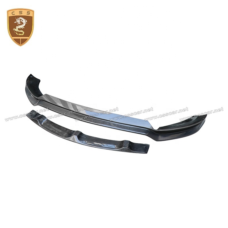 High Glossy Carbon Fiber Front Lip Rear Decklid Spoiler C167 Body Kit For Mercedes Bens GLE 2021-22 SUV Lart Style Bodykit