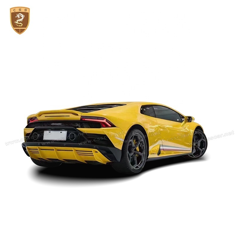 CF+ FRP Facelift Body Kits For Lamborghini Huracan LP610 upgrade Huracan EVO RWD 2020 Car Bumper Rear Diffuser Exhaust Bodykit