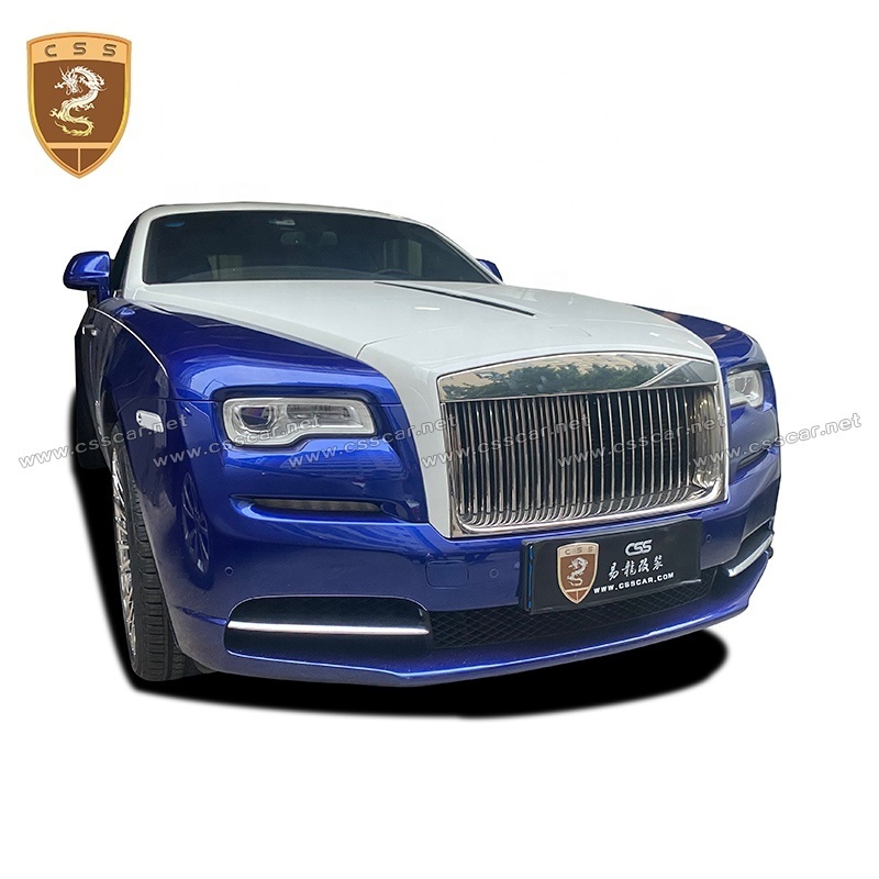 For Rolls Royce Wraith Car Bodykit Upgrade Facelift III Front Bumper Chin LED Headlight Body Kits