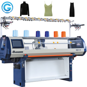 single system computerized sweater flat knitting machine, shima seiki