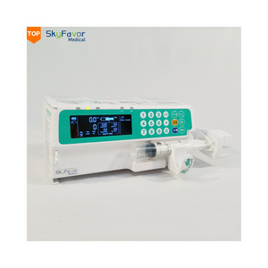 Low Moq Medical Equipment Syringe Pump Infusion Double Channel Syringe Pump CE