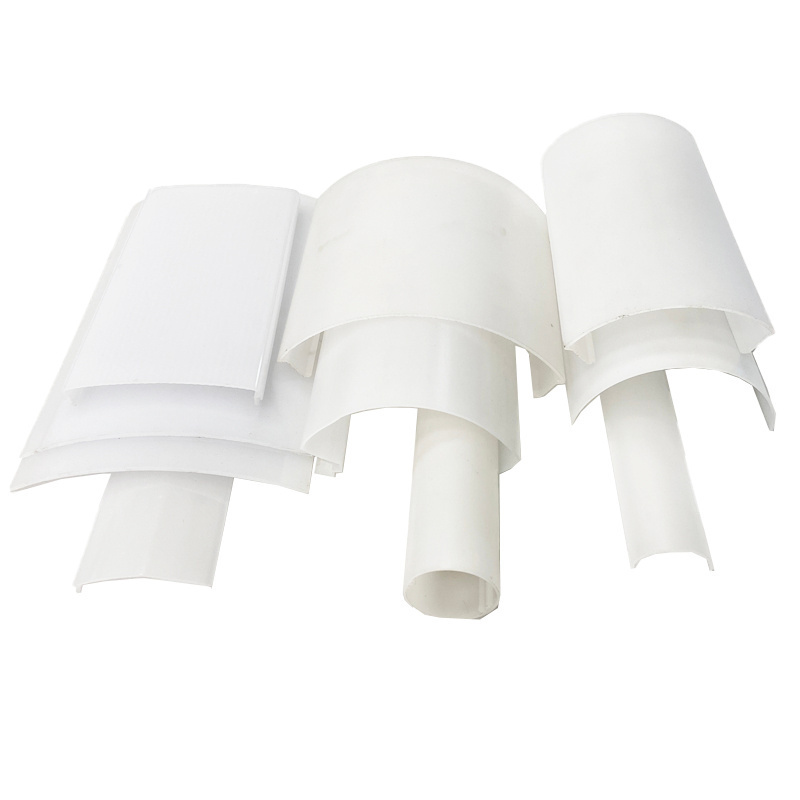 Plastic Extrusion Decorative Fluorescent Light Covers Led Pc Lamp Cover