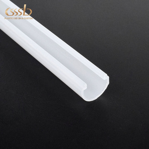 Customized Pc Led Light Cover Polycarbonate Linear Cover For Office/classroom/ Living Room Lighting