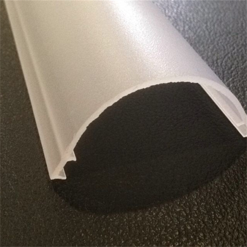 Custom Extrusion Profiles Plastic Ceiling Polycarbonate Lighting Cover Embossed Lamp Cove