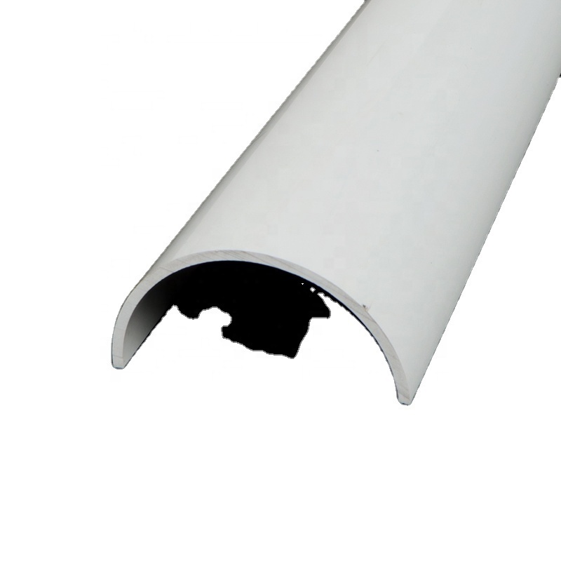 2 inch PVC half round pipe cover transparent plastic pipe