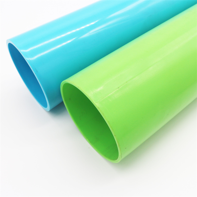 Customizable Color Round Pvc Pipe Fabrication Furniture Grade Plastic Tube Pvc For Tetherball Pole Plastic Tubing