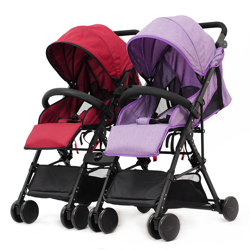 2017 fashion new Aluminum Alloy super compact baby doll carriage stroller	two seat buggy double stroller infant car seat