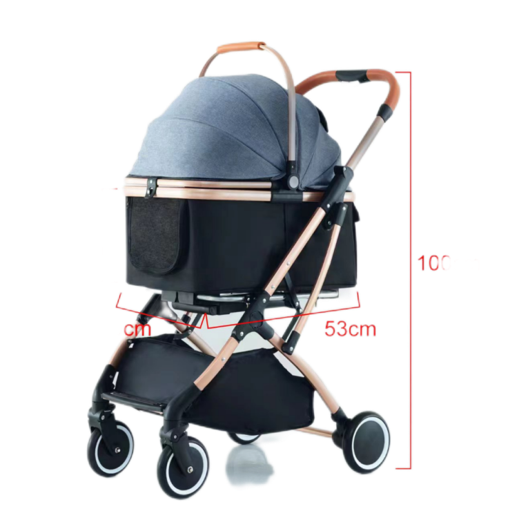 Toy Dog Stroller Lightweight Dog Carrier Trolley Jogging Pet Travel Outdoors Dog Best Travel System Strollers Portable