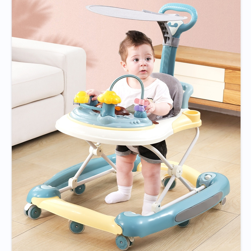 Kids Learning Walking Activity Jumper Rotating Wheels Baby Walker