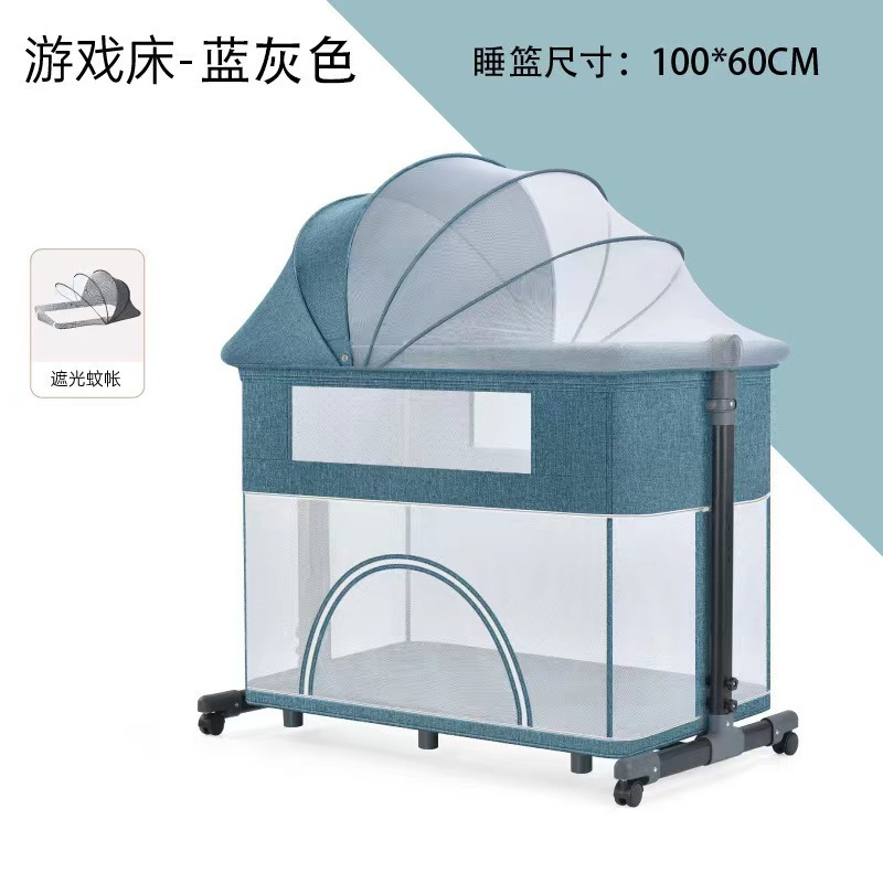 Multi-function Convertible Baby Crib Bed Kid Bed Room Furniture Carton Packaging Customized Modern