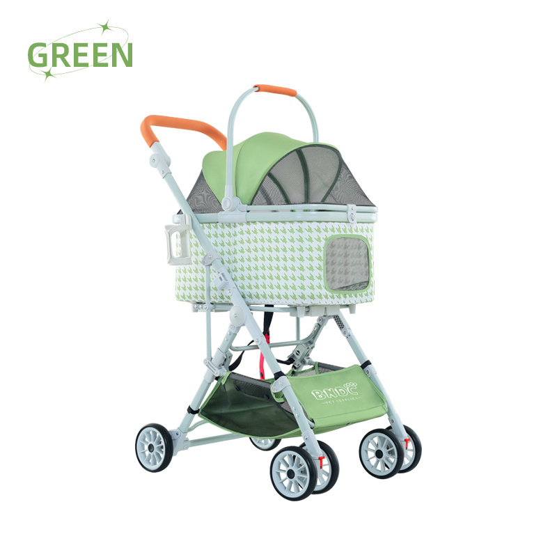 Compact Pet Carrier Stroller for Small and Medium-Sized Dogs