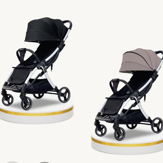 Lightweight, aluminum alloy High Landscape Travel System baby stroller and Foldable Baby Stroller