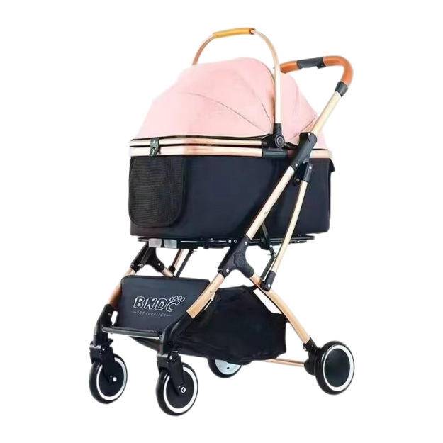 2024 New Design Pet Stroller Travel 4 Wheels Pet Strollers For Large Dogs