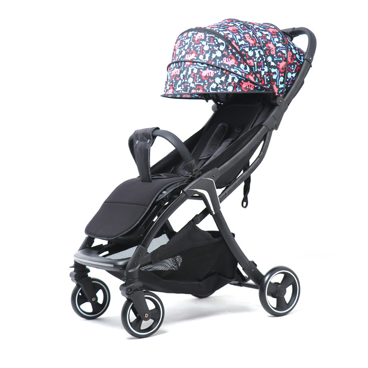 Lightweight, aluminum alloy High Landscape Travel System baby stroller and Foldable Baby Stroller