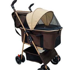 OEM  factory direct sale  Pet Stroller - Compact & Space-Saving Design for Easy Storage & Travel