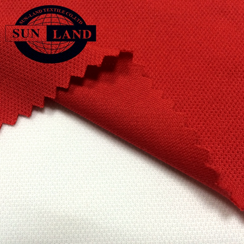 Men's T- shirts 100 Polyester Knit Pique Sport Clothing Fabric Quick Dry Wicking Summer Clothes Mesh Fabric