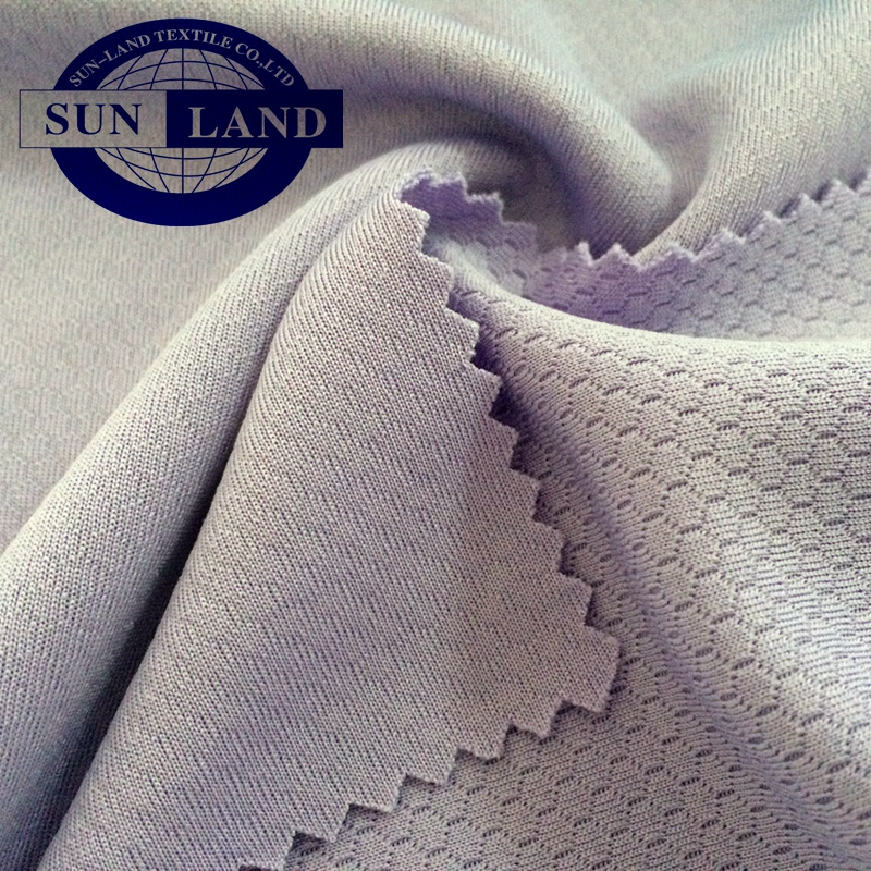 sportswear kit bespoke teamwear shirt 100 polyester knit dry fit hexagon mesh fabric