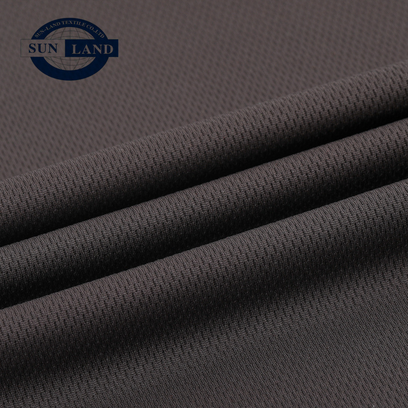 Sportswear 100% polyester weft knitted coolmax quick dry wicking fitness birdeye mesh fabric