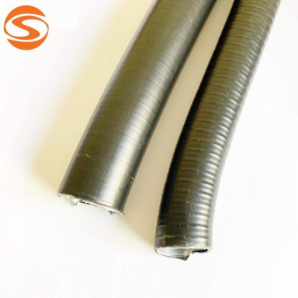 Corrugated metal for network cables galvanized pvc coated flexible steel conduit