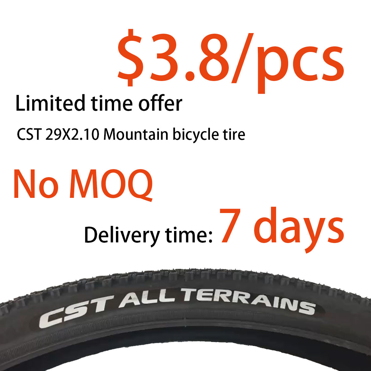 CST Tires Manufacturers in Stock Comfortable Ride airless 29 inch off road bicycle tubeless Mountain Bike Tires