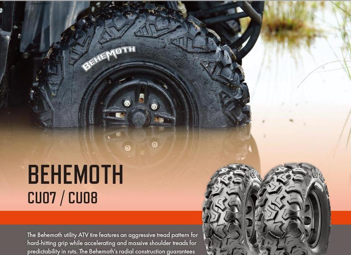 CST CU07 Comfortable Safe Flexible Easy Handling 26X9.00 R12 CU07 8PR TL All Terrain Tires