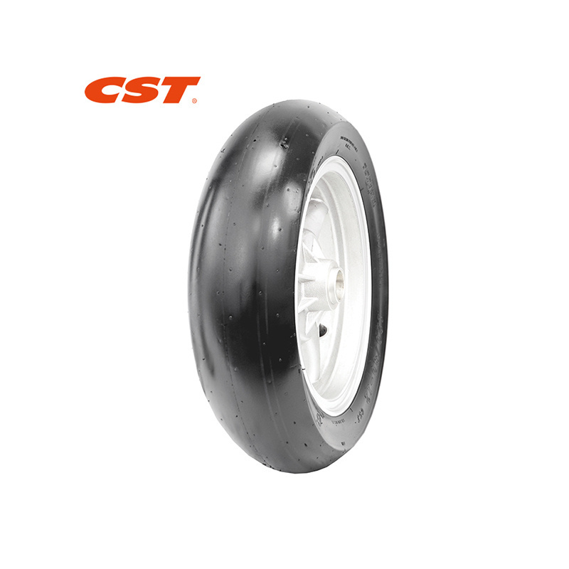 CST C6109 Rubber Material High Performance 100/80-12 Racing Motorcycle Slick Flat Tires