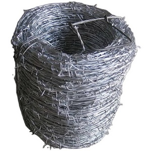 2024 Factory barbed wire price per roll Direct Sale 10 12 14 16 18 gauge Hot-Dipped Galvanized Secure Barbed Fencing Barbed wire