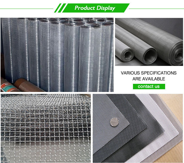 stainless steel security window screen Anti mosquito insect 14x14 mesh aluminum window screen