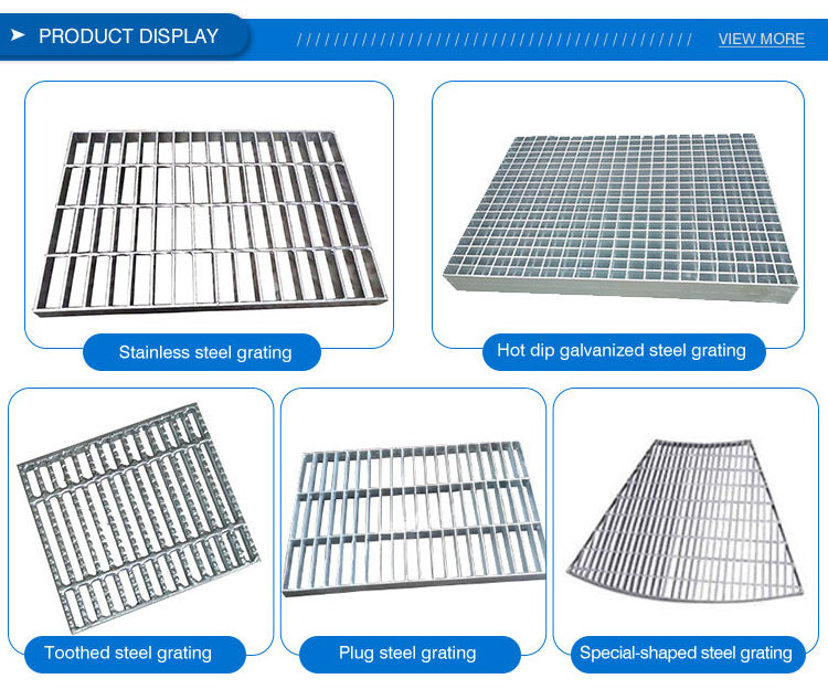 Factory Prices Rust Proof Building Materials Catwalk Metal Stainless Steel Bar Grating Prices