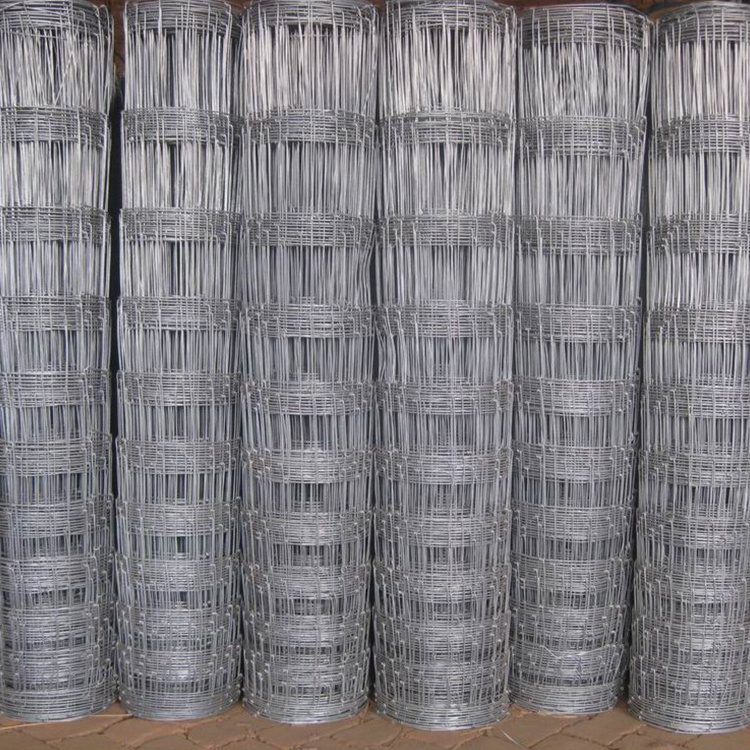 Tight lock mesh fixed hinge joint galvanized steel woven wire mesh deer field Galvanized Metal Farm Field sheep Cattle Fence