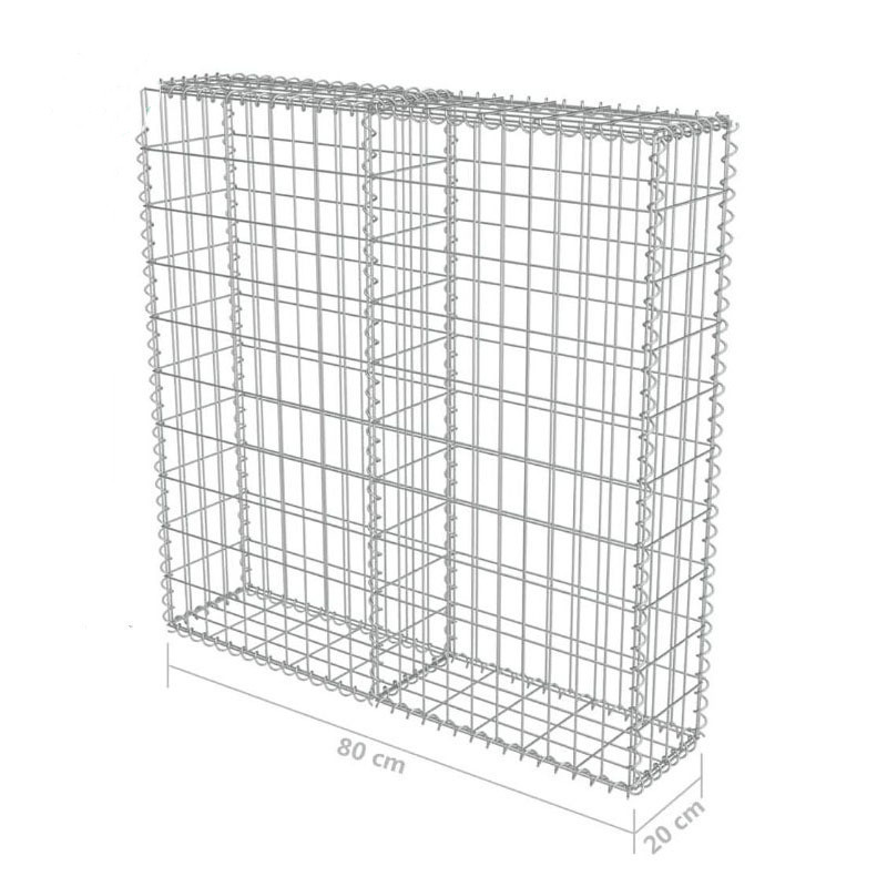 Anti-Corro 3.0x1.0x1.0 large gabion baskets welded wire mesh Panel and Spring Wire with competitive price In Canada