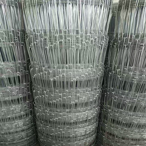 Tight lock mesh fixed hinge joint galvanized steel woven wire mesh deer field Galvanized Metal Farm Field sheep Cattle Fence