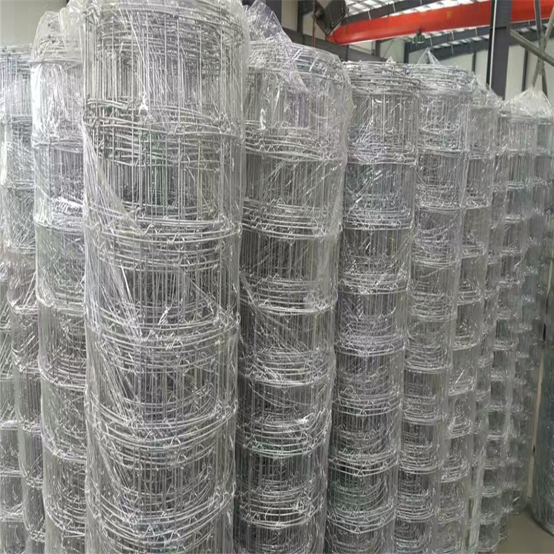 Tight lock mesh fixed hinge joint galvanized steel woven wire mesh deer field Galvanized Metal Farm Field sheep Cattle Fence