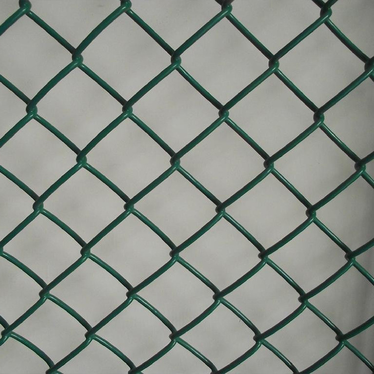 50x50mm 60*60mm weight per square meter for gi Hot dipped galvanized baseball fields volleyball football chain link fence prices