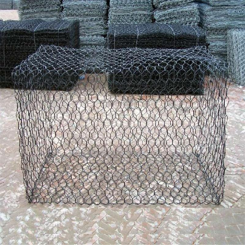 gabion basket box stone cage fenc Mesh River Bank Protection Wall Woven Gabion 2*1*1m 3*1*0.5m 400*100*100mm gabion wire