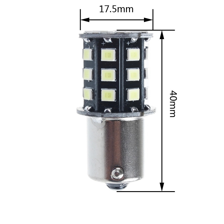 White 1156 1157 P21W Ba15S  2835 33Smd 12V Turn Tail Light Brake Light Auto Light Bulb S25 Bulb