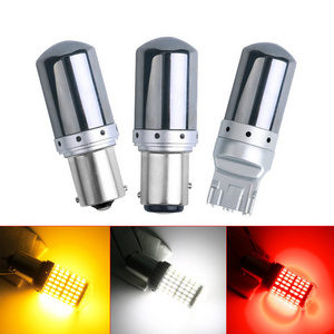 3014 144smd Turn Signal Lights Brake Lamp Error Free CanBus S25 1156 BA15S P21w BAU15S PY21w T20 7440 W21W Ampoule LED Bulbs