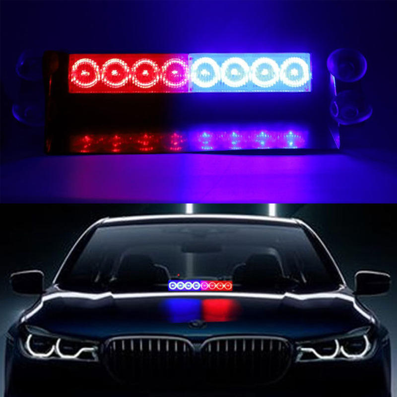 Cheap Price 12v Red Blue Amber Color Dash Deck Strobe Light Led Warning Strobe Lights Car Truck Emergency Flash Light