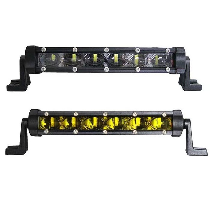 6D 8'' Spotlight LED Light Bar Offroad Slim Barra LED Work Light Bar for Truck Atv Car Driving Fog Light Accessories 4x4