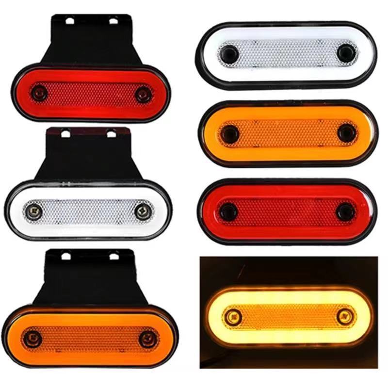 10pcs 12V-24V Truck Side Marker Light LED Trailer Lights Reflector Van Clearance Lights For Scania For DAF truck For Isuzu