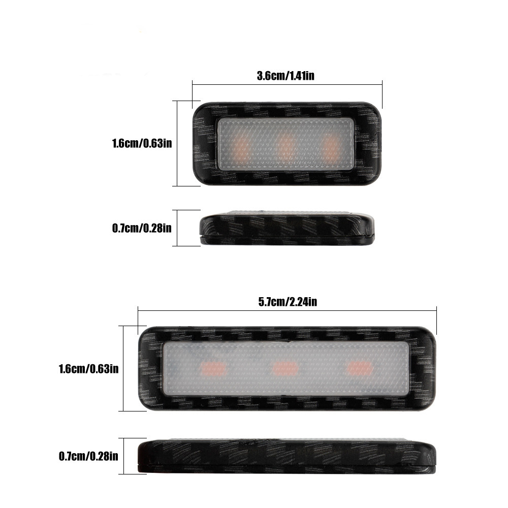 Universal Armrest Interior Door Handle Lighting Decorative Lights LED Car Inner Bowl Light Auto Atmosphere Lamp 4Pcs