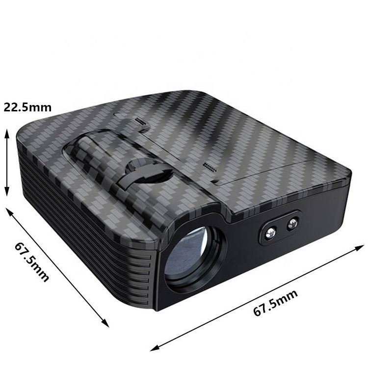 Upgraded Wireless Universal Carbon fiber Led Logo Shadow light Welcome Light HD Led Projector Car Logo Door Lights