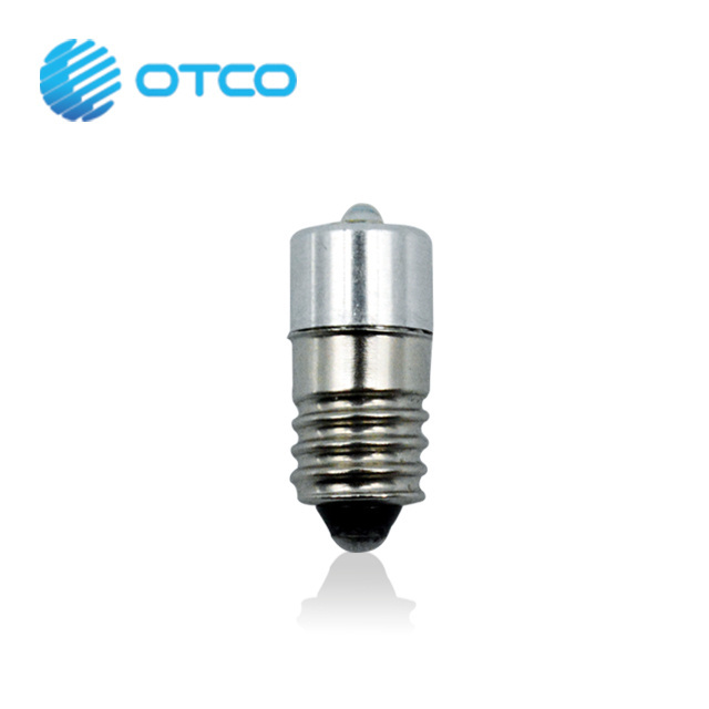 1W 1-9V White E10 P13.5 Led Flashlight Bulb